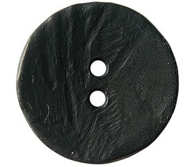 Bouton rond imitation bois blanc 2 trous 30mm X 1 - Union Knopf