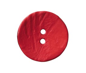 Bouton rond imitation bois noir 2 trous 40mm X 1 - Union Knopf