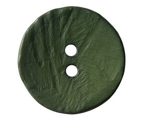 Bouton rond imitation bois noir 2 trous 40mm X 1 - Union Knopf