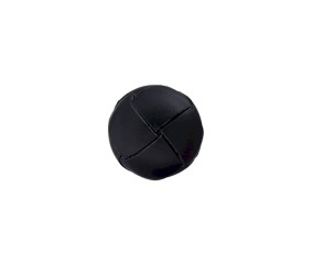 Boutons cuir manteau à queue Marron foncé 15mm X 4 - Union Knopf