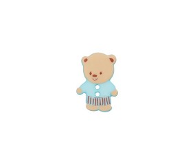 Boutons Ourson blanc 15mm X 3 - Union Knopf