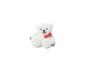 Boutons Ourson à queue Beige 19 mm X 2 - Union Knopf