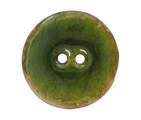 Boutons Coco laqué Nature 23 mm X 2 - Union Knopf