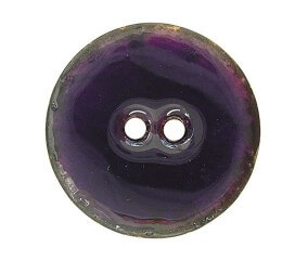 Boutons Coco laqué Nature 23 mm X 2 - Union Knopf