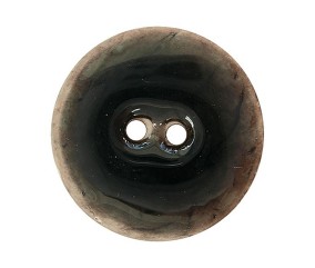 Boutons Coco laqué Nature 23 mm X 2 - Union Knopf