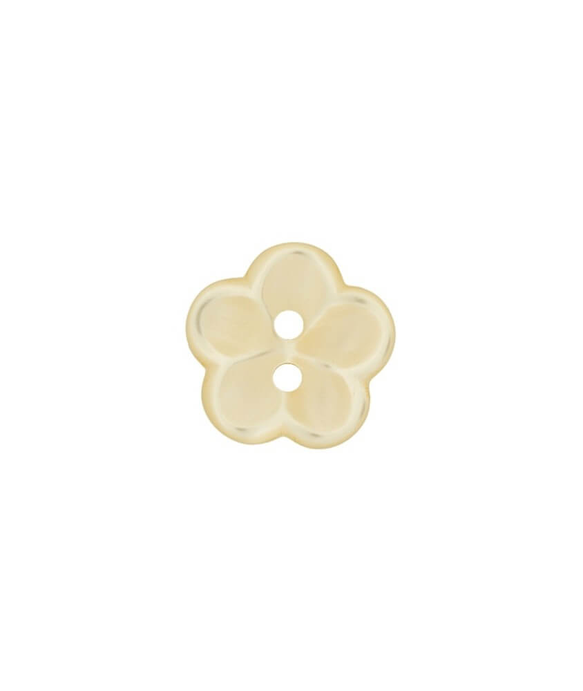 Boutons Fleurs Blanches 12 mm X 4 - Union Knopf