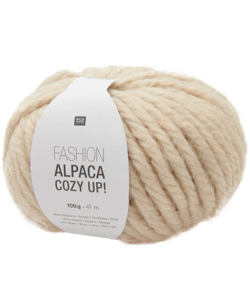 Pelote 100gr laine et Alpaga FASHION ALPACA COZY UP - Rico Design