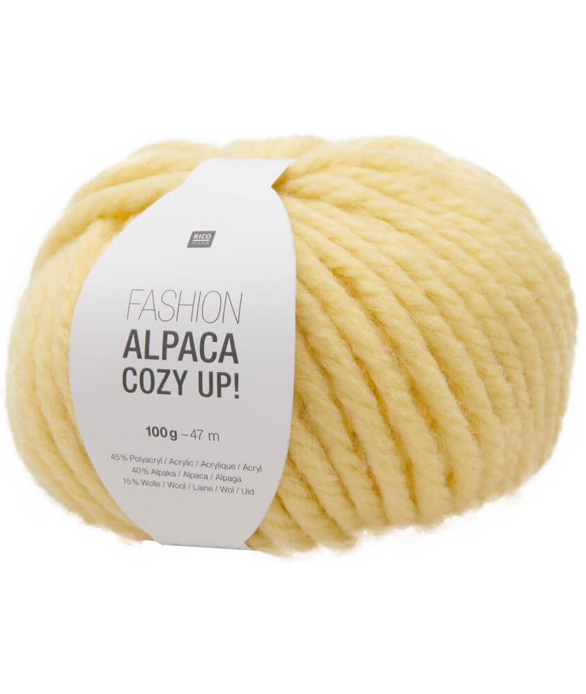 Pelote 100gr laine et Alpaga FASHION ALPACA COZY UP - Rico Design