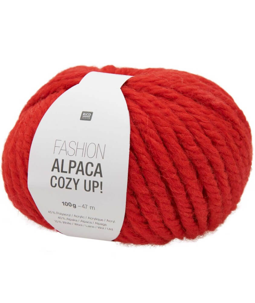 Pelote 100gr laine et Alpaga FASHION ALPACA COZY UP - Rico Design