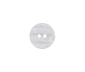 Bouton rond Fleurs 15mm 2 trous - Prym