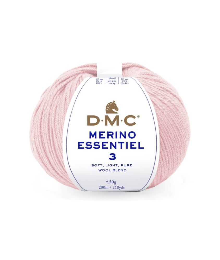 Pelote de laine Merino Essentiel 3 - DMC - Certifié Oeko-Tex Pelote de laine Merino Essentiel 3 - DMC - Certifié Oeko-Tex