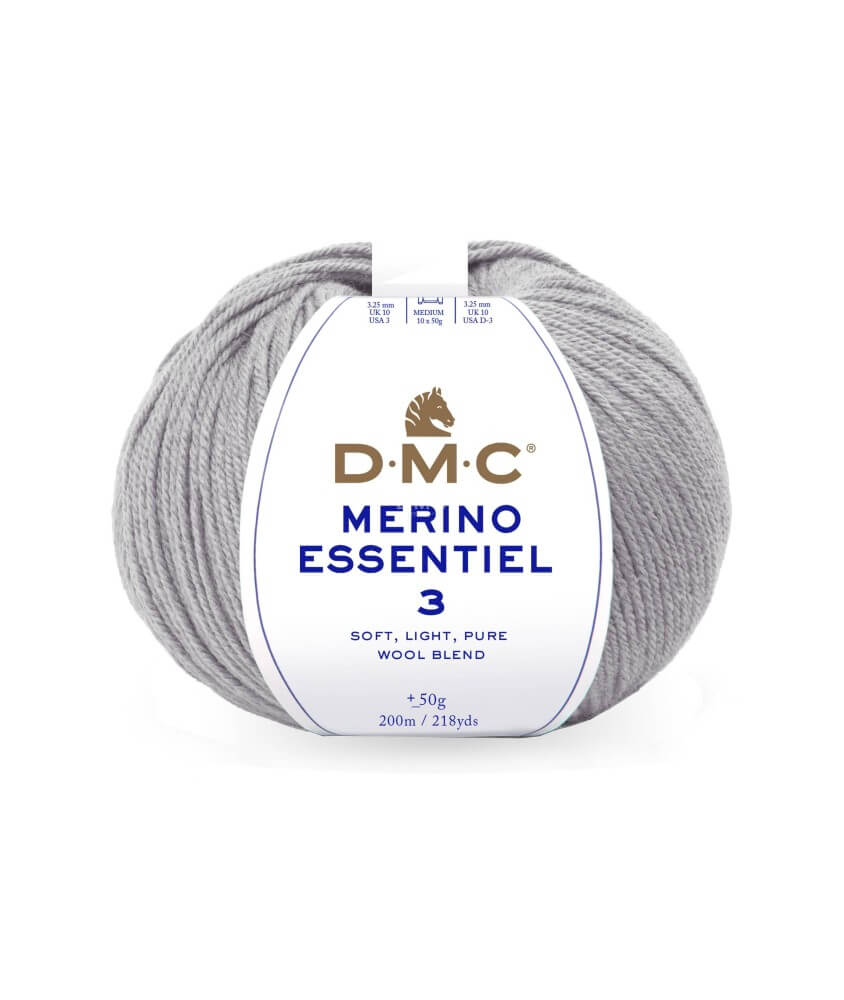 Pelote de laine Merino Essentiel 3 - DMC - Certifié Oeko-Tex Pelote de laine Merino Essentiel 3 - DMC - Certifié Oeko-Tex