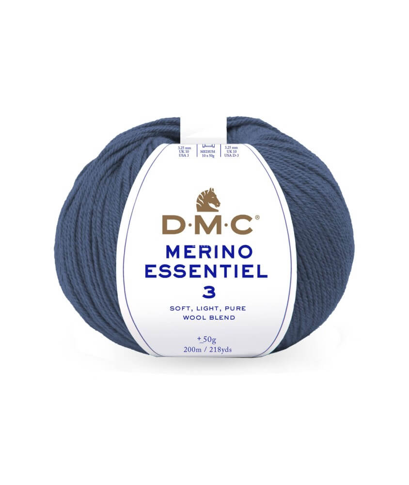 Pelote de laine Merino Essentiel 3 - DMC - Certifié Oeko-Tex Pelote de laine Merino Essentiel 3 - DMC - Certifié Oeko-Tex