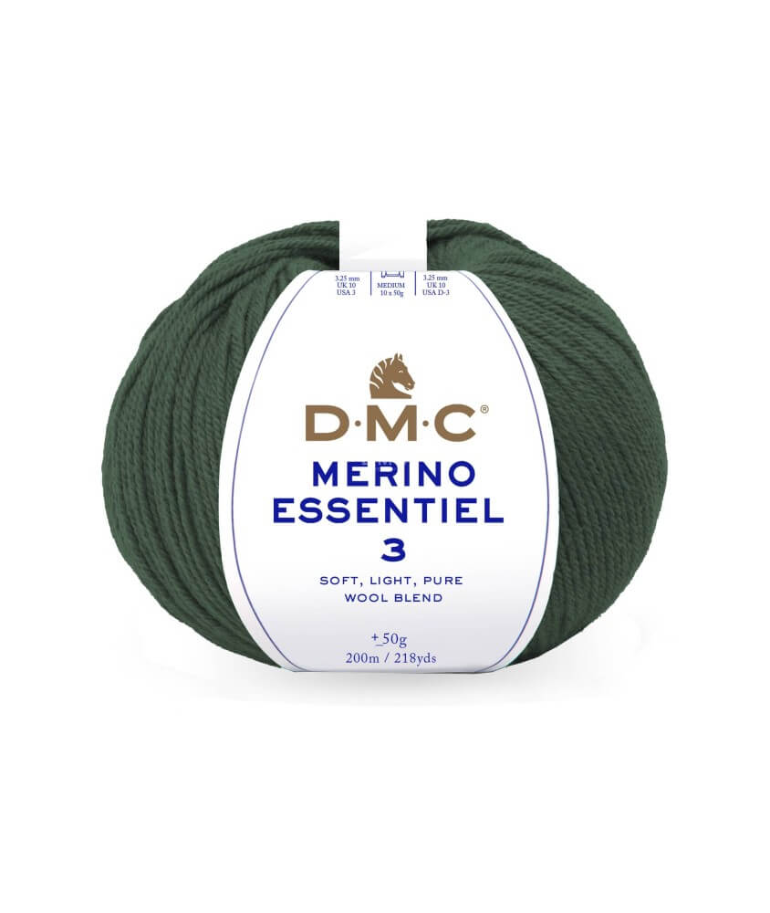 Pelote de laine Merino Essentiel 3 - DMC - Certifié Oeko-Tex Pelote de laine Merino Essentiel 3 - DMC - Certifié Oeko-Tex