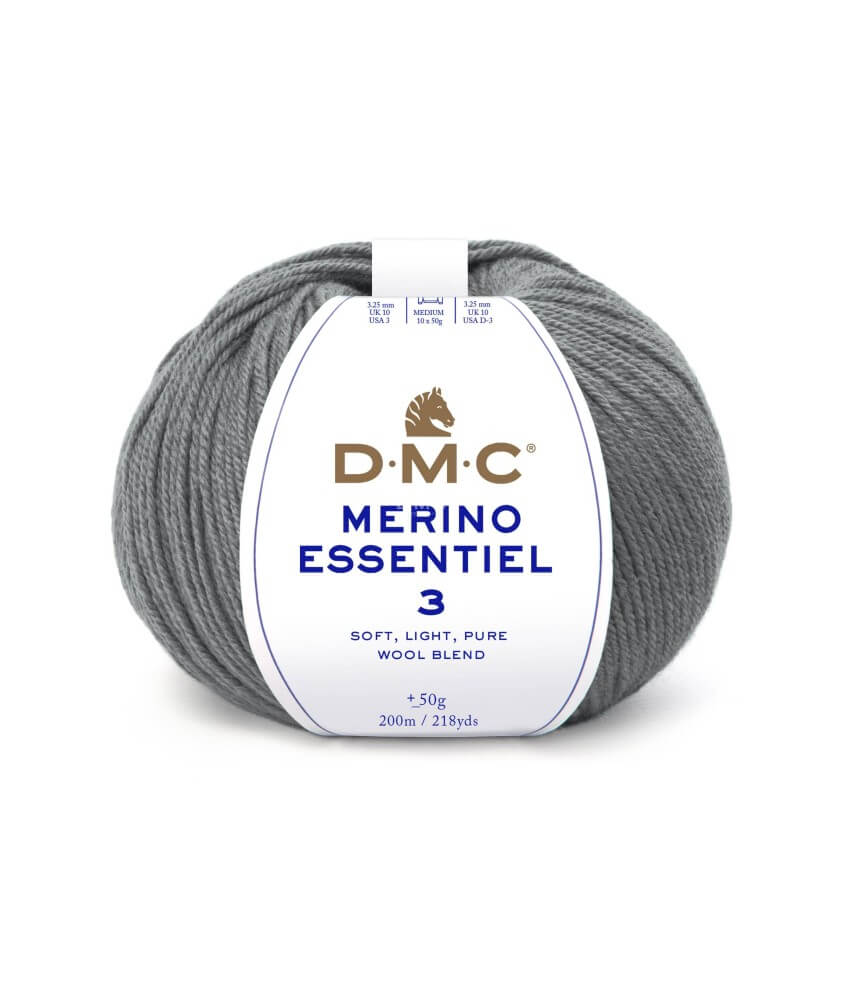 Pelote de laine Merino Essentiel 3 - DMC - Certifié Oeko-Tex Pelote de laine Merino Essentiel 3 - DMC - Certifié Oeko-Tex