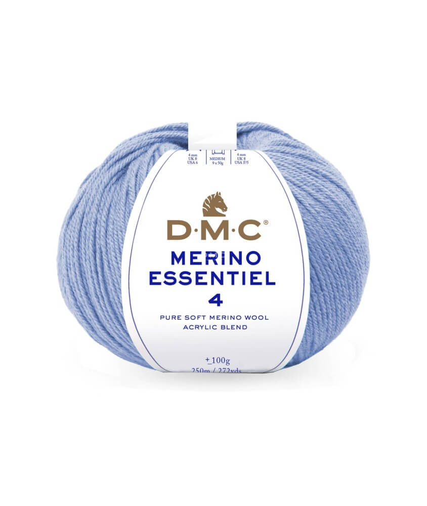 Pelote de laine Merino Essentiel 4 - DMC - Certifié Oeko-Tex Pelote de laine Merino Essentiel 4 - DMC - Certifié Oeko-Tex