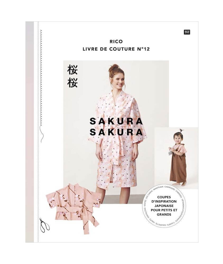 Livre de couture N°12 - Sakura Sakura - Rico Design