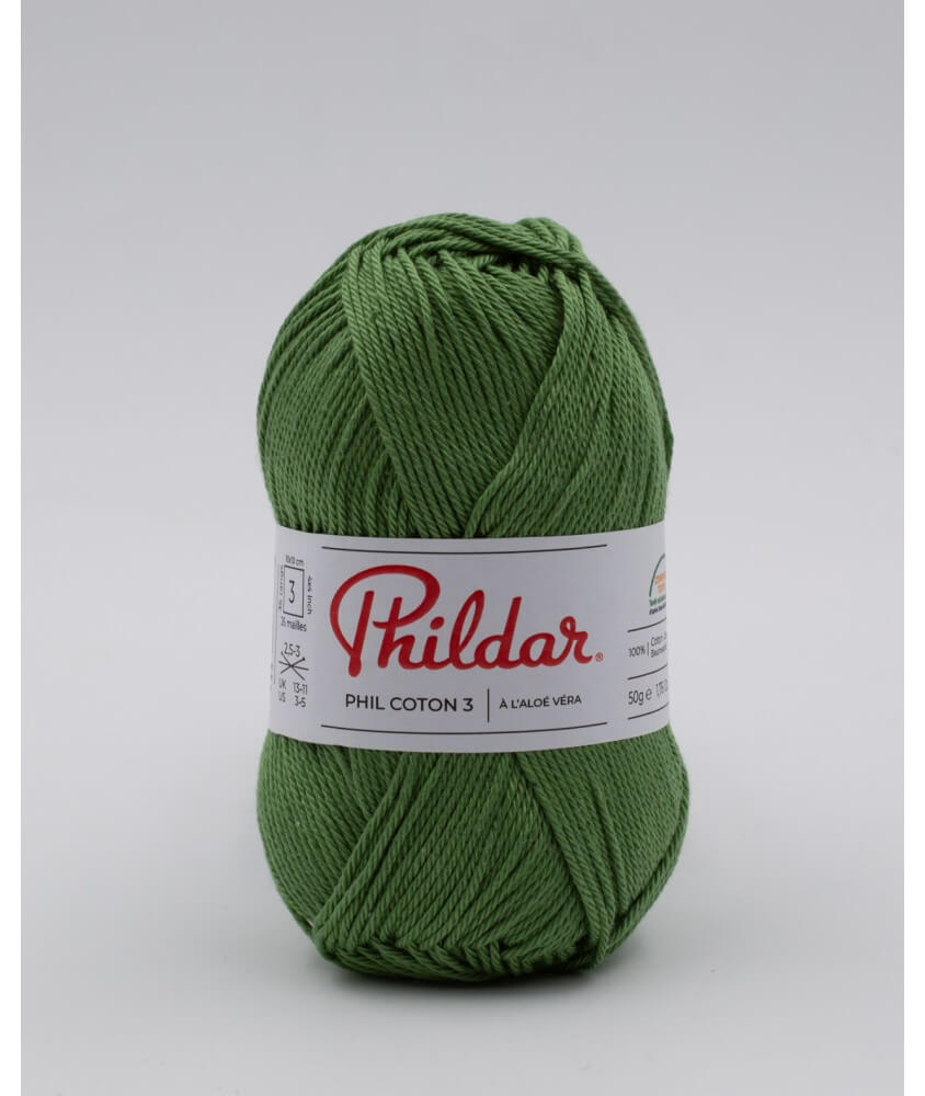 Fil coton à tricoter PHIL COTON 3 - Phildar - PPSC - certifié Oeko-Tex