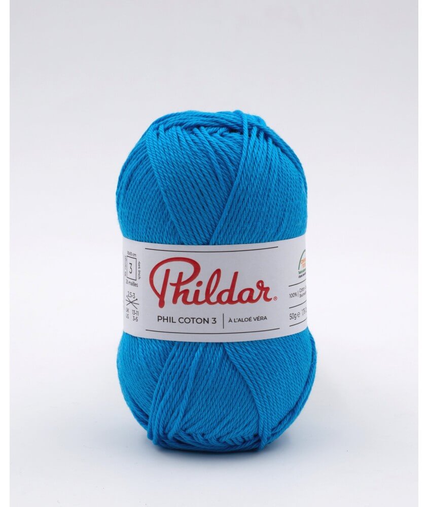 Fil coton à tricoter PHIL COTON 3 - Phildar - PPSC - certifié Oeko-Tex