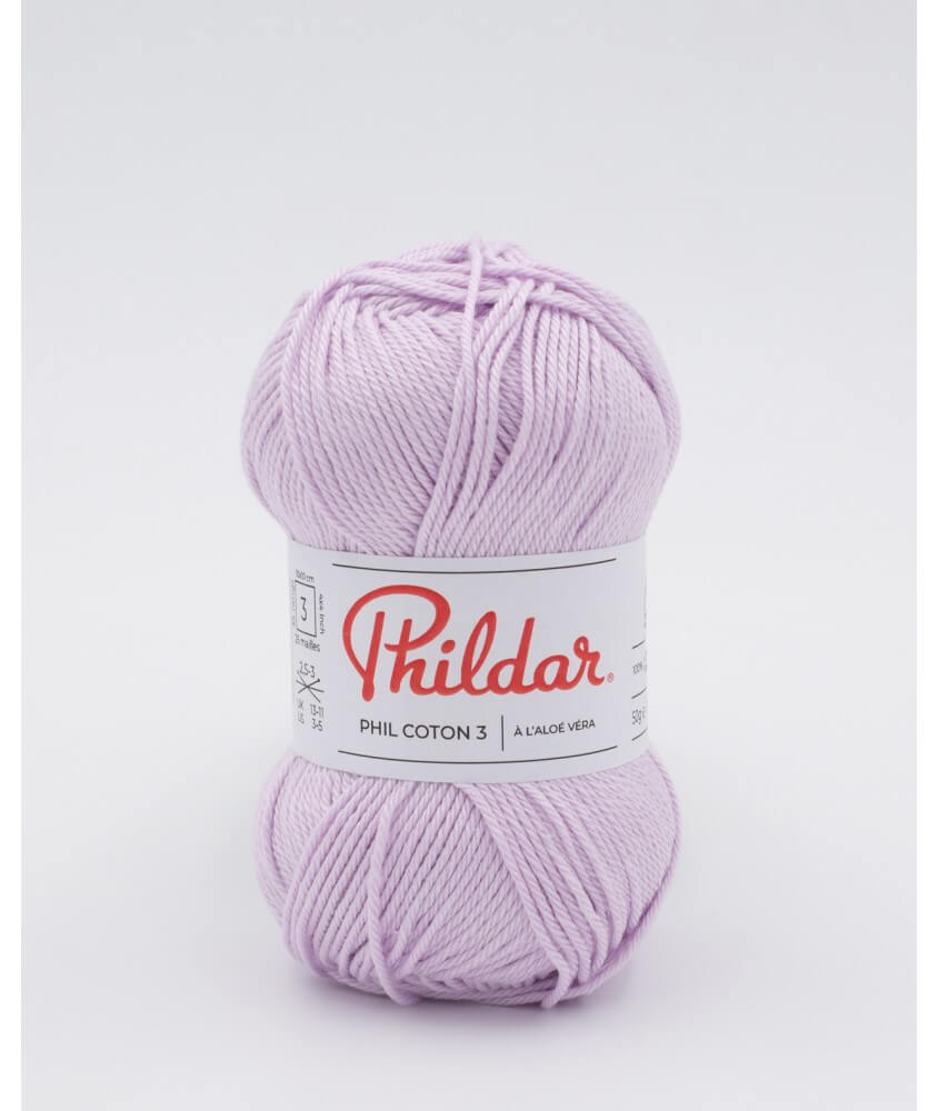 Fil coton à tricoter PHIL COTON 3 - Phildar - PPSC - certifié Oeko-Tex Fil coton à tricoter PHIL COTON 3 - Phildar - PPSC - certifié Oeko-Tex