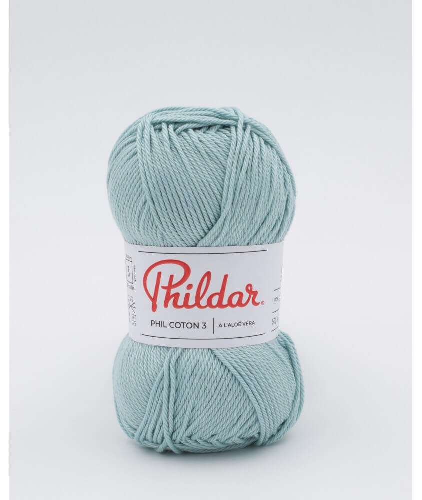 Fil coton à tricoter PHIL COTON 3 - Phildar - PPSC - certifié Oeko-Tex Fil coton à tricoter PHIL COTON 3 - Phildar - PPSC - certifié Oeko-Tex
