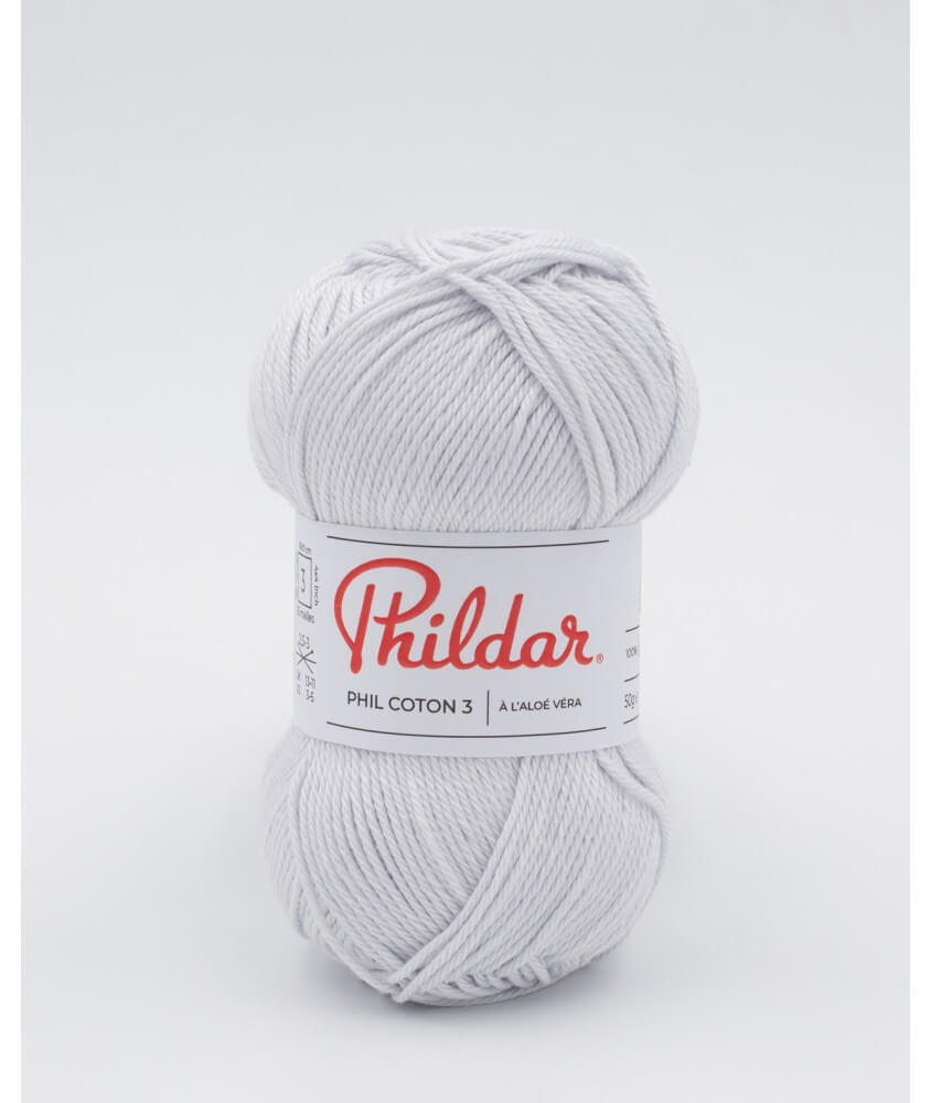 Fil coton à tricoter PHIL COTON 3 - Phildar - PPSC - certifié Oeko-Tex Fil coton à tricoter PHIL COTON 3 - Phildar - PPSC - certifié Oeko-Tex