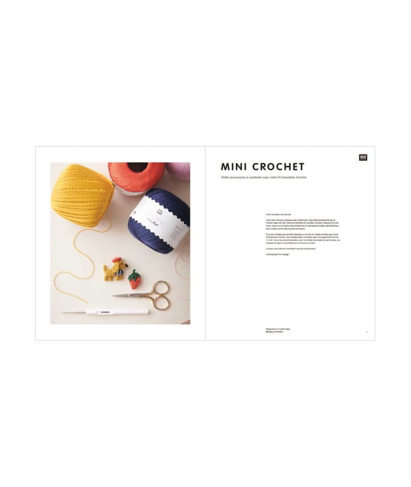 Livre Mini Crochet Tiny Heartbreakers - Rico Design