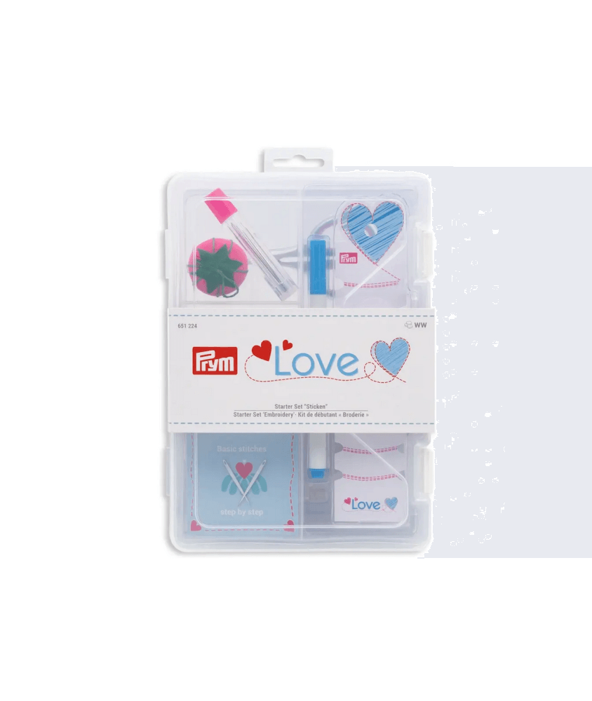 Kit de débutant broderie Love - Prym