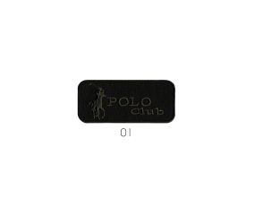 Ecussons Thermocollant Polo Club 3 x 7 cm - Mediac