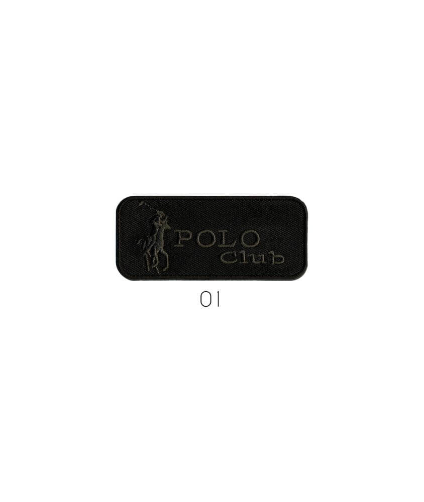 Ecussons Thermocollant Polo Club 3 x 7 cm - Mediac