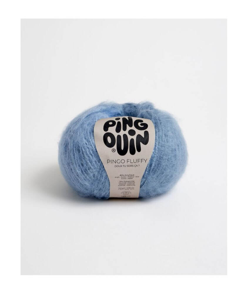 Pelote de laine douce PINGO FLUFFY - 100GR - Pingouin