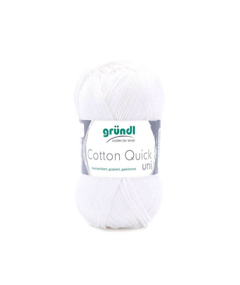 Fil à tricoter COTTON QUICK UNI - Gründl - PPSC - certifié Oeko-Tex