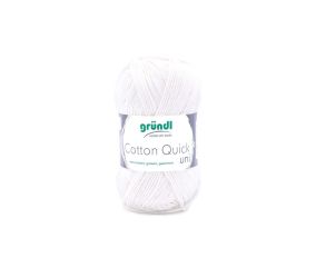 Fil à tricoter COTTON QUICK UNI - Gründl - PPSC - certifié Oeko-Tex