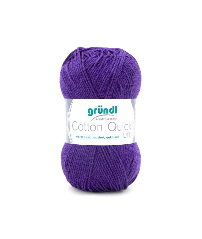 Fil à tricoter COTTON QUICK UNI - Gründl - PPSC - certifié Oeko-Tex Fil à tricoter COTTON QUICK UNI - Gründl - PPSC - certifié Oeko-Tex