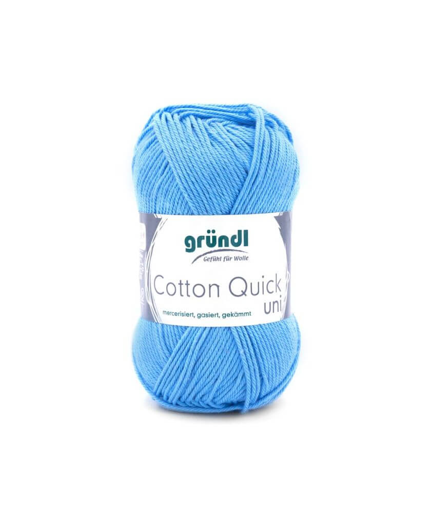 Fil à tricoter COTTON QUICK UNI - Gründl - PPSC - certifié Oeko-Tex Fil à tricoter COTTON QUICK UNI - Gründl - PPSC - certifié Oeko-Tex
