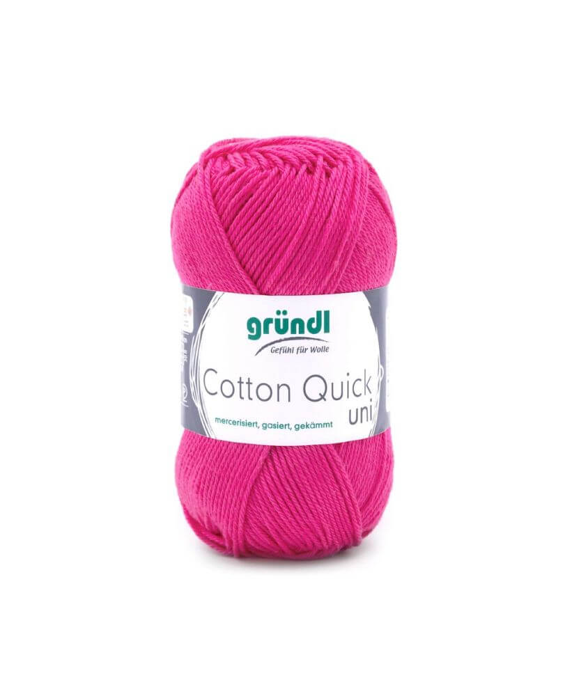 Fil à tricoter COTTON QUICK UNI - Gründl - PPSC - certifié Oeko-Tex Fil à tricoter COTTON QUICK UNI - Gründl - PPSC - certifié Oeko-Tex