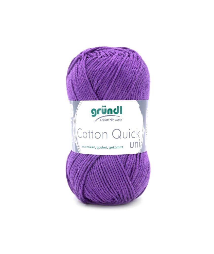 Fil à tricoter COTTON QUICK UNI - Gründl - PPSC - certifié Oeko-Tex Fil à tricoter COTTON QUICK UNI - Gründl - PPSC - certifié Oeko-Tex