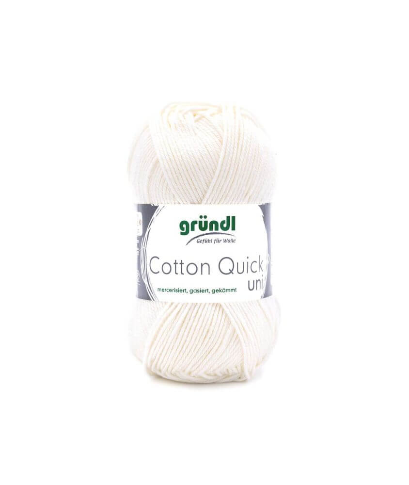 Fil à tricoter COTTON QUICK UNI - Gründl - PPSC - certifié Oeko-Tex Fil à tricoter COTTON QUICK UNI - Gründl - PPSC - certifié Oeko-Tex