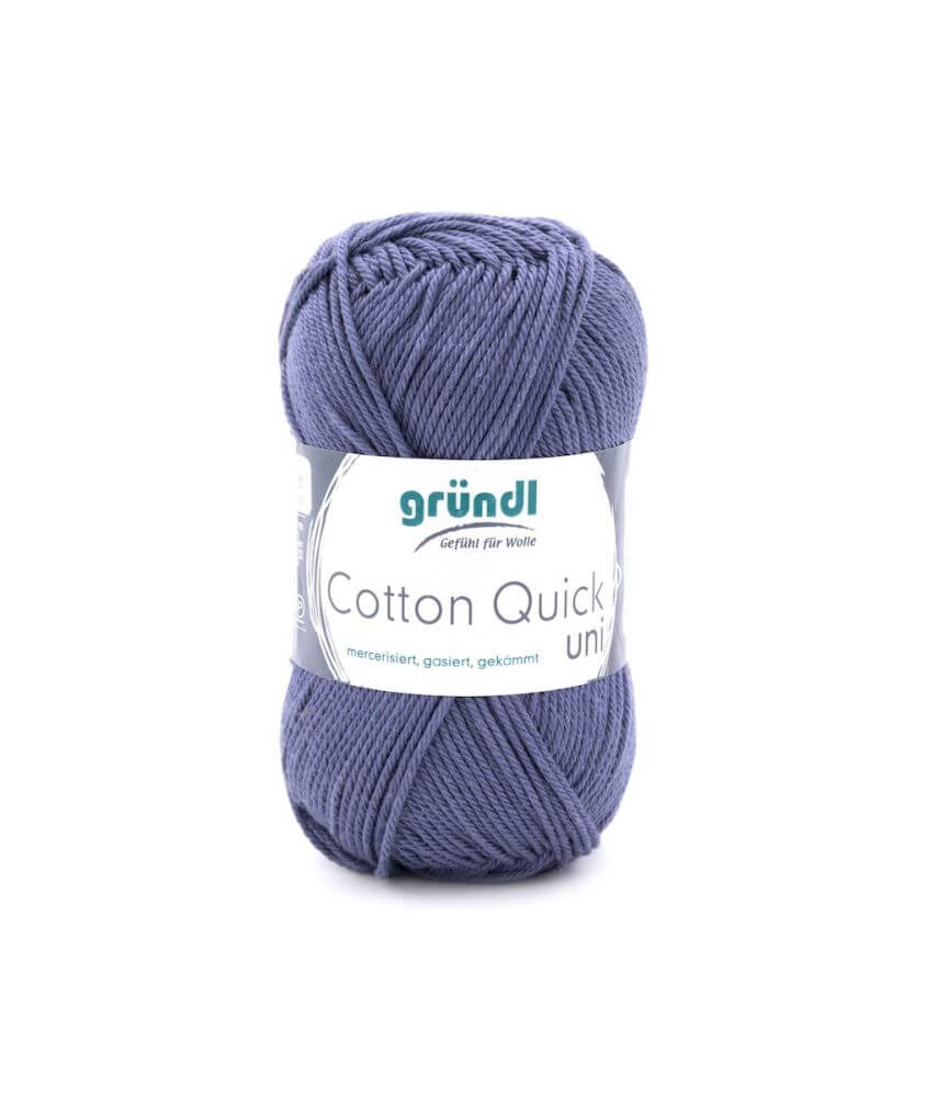 Fil à tricoter COTTON QUICK UNI - Gründl - PPSC - certifié Oeko-Tex Fil à tricoter COTTON QUICK UNI - Gründl - PPSC - certifié Oeko-Tex