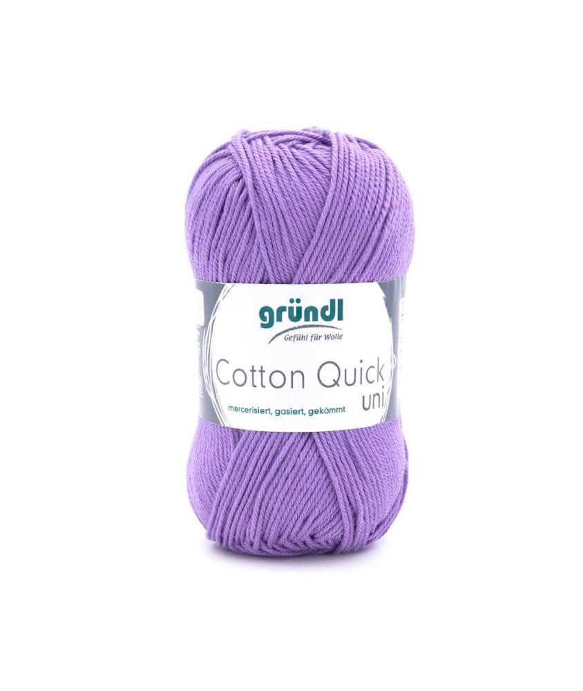 Fil à tricoter COTTON QUICK UNI - Gründl - PPSC - certifié Oeko-Tex Fil à tricoter COTTON QUICK UNI - Gründl - PPSC - certifié Oeko-Tex