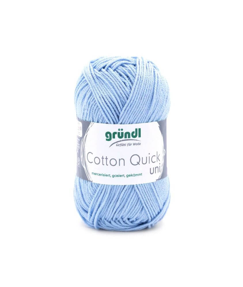 Fil à tricoter COTTON QUICK UNI - Gründl - PPSC - certifié Oeko-Tex Fil à tricoter COTTON QUICK UNI - Gründl - PPSC - certifié Oeko-Tex