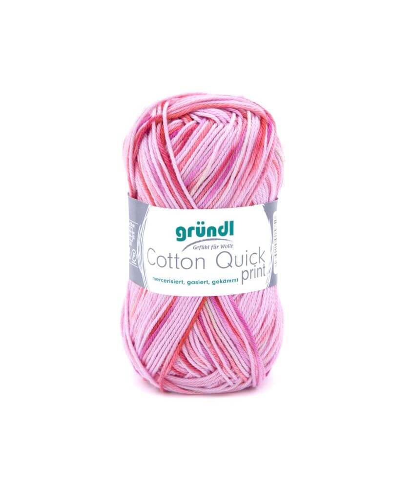 Fil à tricoter COTTON QUICK PRINT - Gründl - PPSC - certifié Oeko-Tex Fil à tricoter COTTON QUICK PRINT - Gründl - PPSC - certifié Oeko-Tex