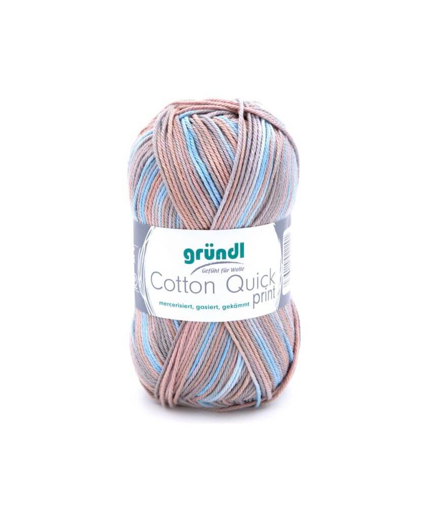 Fil à tricoter COTTON QUICK PRINT - Gründl - PPSC - certifié Oeko-Tex Fil à tricoter COTTON QUICK PRINT - Gründl - PPSC - certifié Oeko-Tex