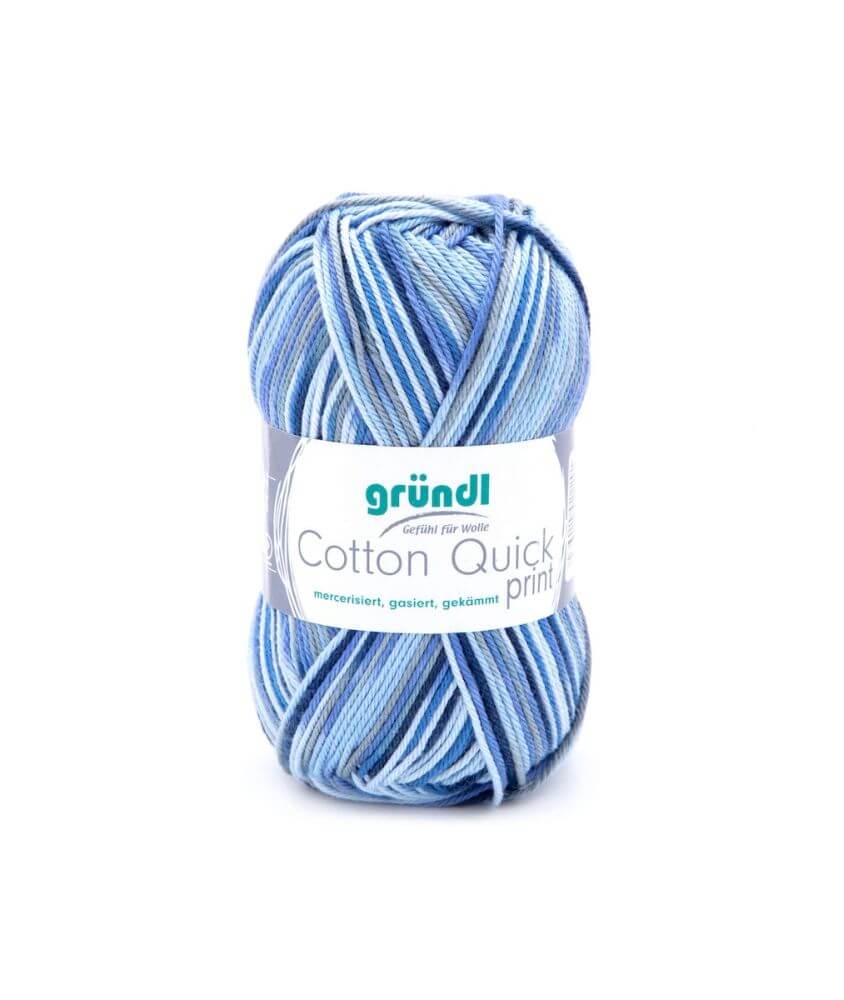 Fil à tricoter COTTON QUICK PRINT - Gründl - PPSC - certifié Oeko-Tex Fil à tricoter COTTON QUICK PRINT - Gründl - PPSC - certifié Oeko-Tex