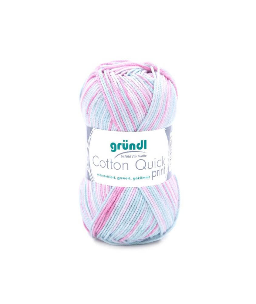 Fil à tricoter COTTON QUICK PRINT - Gründl - PPSC - certifié Oeko-Tex Fil à tricoter COTTON QUICK PRINT - Gründl - PPSC - certifié Oeko-Tex