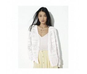 Catalogue Femme Sous le soleil exactement ! - Phildar - Printemps/été 2021 - N°197 sperenza tricot  gilet blanc coton cotton lég