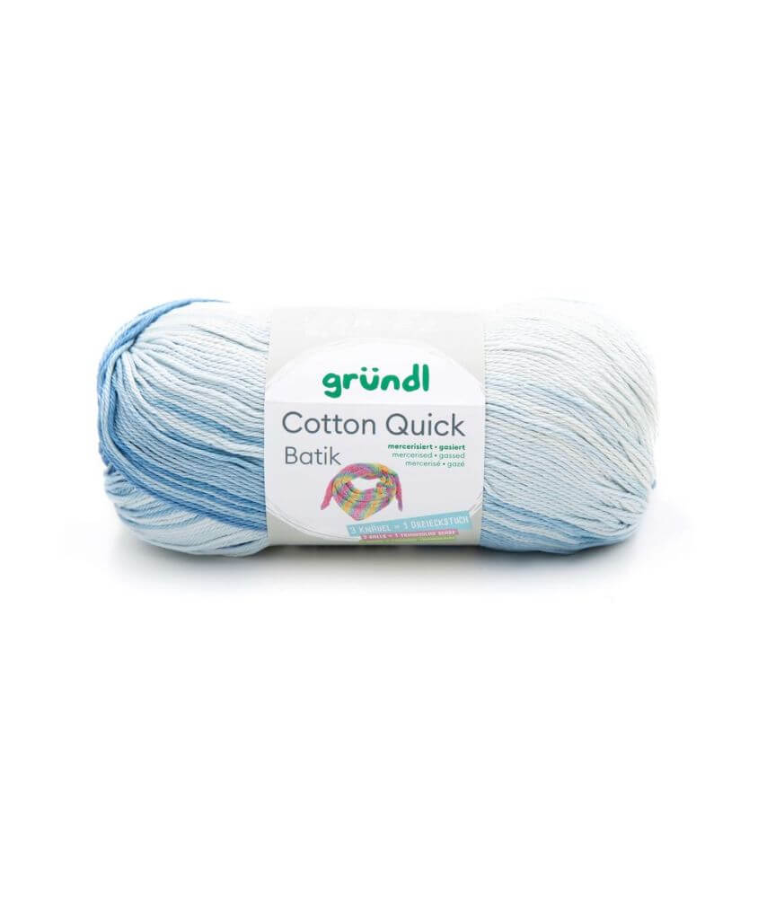 Pelote de coton COTTON QUICK BATIK 100 Gr - PPSC - Grundl - Certifié Oeko-tex