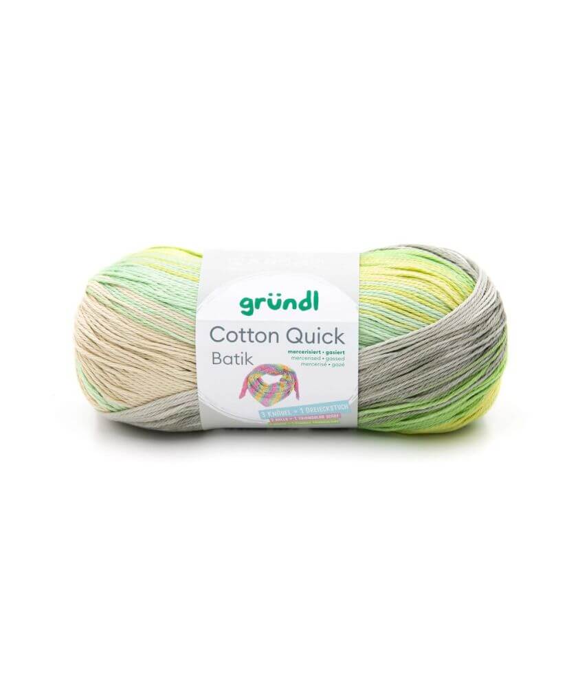 Pelote de coton COTTON QUICK BATIK 100 Gr - PPSC - Grundl - Certifié Oeko-tex Pelote de coton COTTON QUICK BATIK 100 Gr - PPSC - Grundl - Certifié Oeko-tex