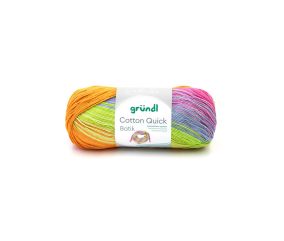 Pelote de coton COTTON QUICK BATIK 100 Gr - PPSC - Grundl - Certifié Oeko-tex