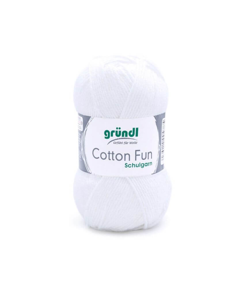 Fil à tricoter COTTON FUN - Gründl - certifié Oeko-Tex